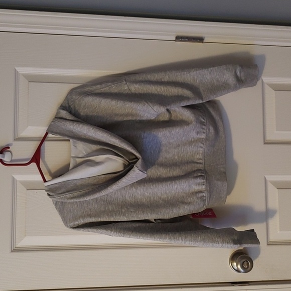 JUSTICE Girl Gray Hoodie with Logo - Picture 7 of 7